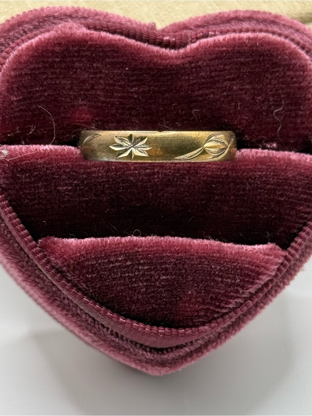 Sterling silver size 11 Floral Engraved Band Ring - Women's Jewelry